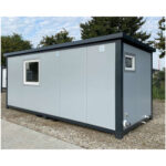 Oficina Contenedor Modular 6,00 x 2,40 m | Completamente Equipada con Baño, Ducha y Cocina - Imagen 2